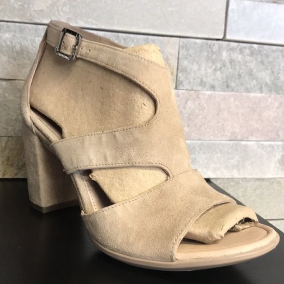 ECCO Women's Shape 65 Block Buckle Sandal Heeled - Picture 4 of 7